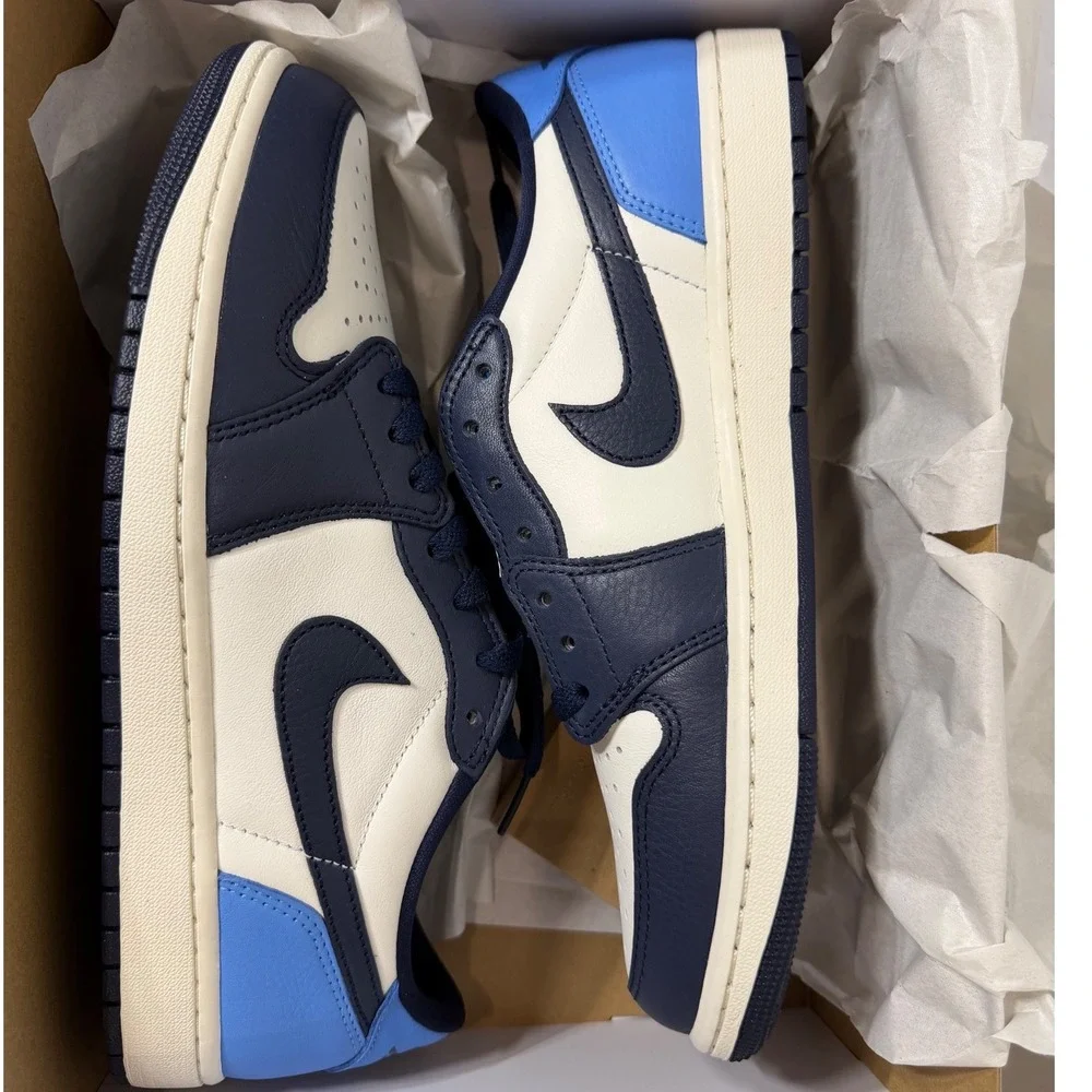 Nike Air Jordan 1 Retro Low OG Obsidian University Blue CZ0790-400 Mens 10.5